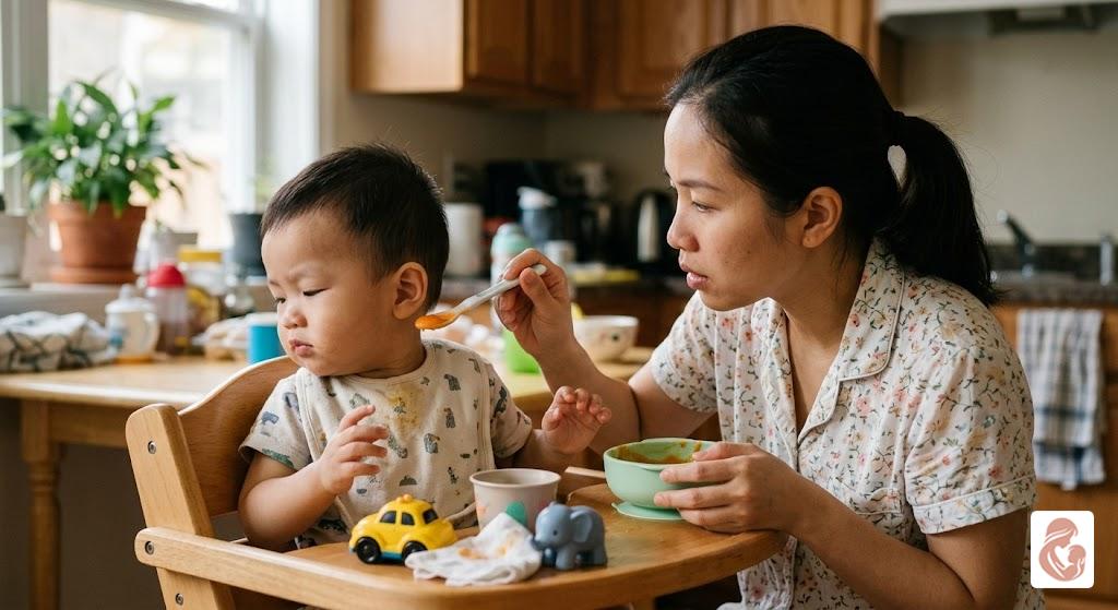 Sai lầm khi cho bé ăn dặm quá nhiều bữa
